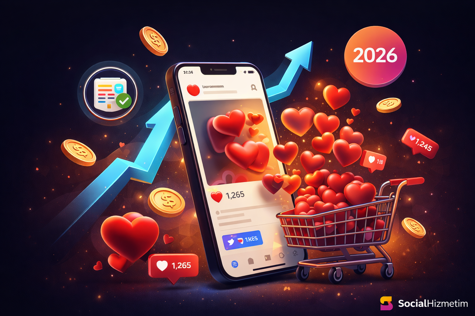 Ucuz Beğeni Satın Al Rehberi: 2026'da Sosyal Medyada Hızlı Büyüme, Güvenilir SMM Panel Seçimi ve SosyalHizmetim Avantajları