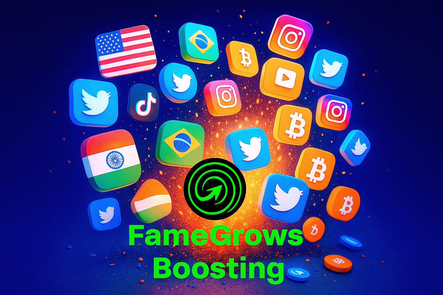 Where Crypto and Social Media Are Booming in 2025: Grow Big with FameGrows Boosting service