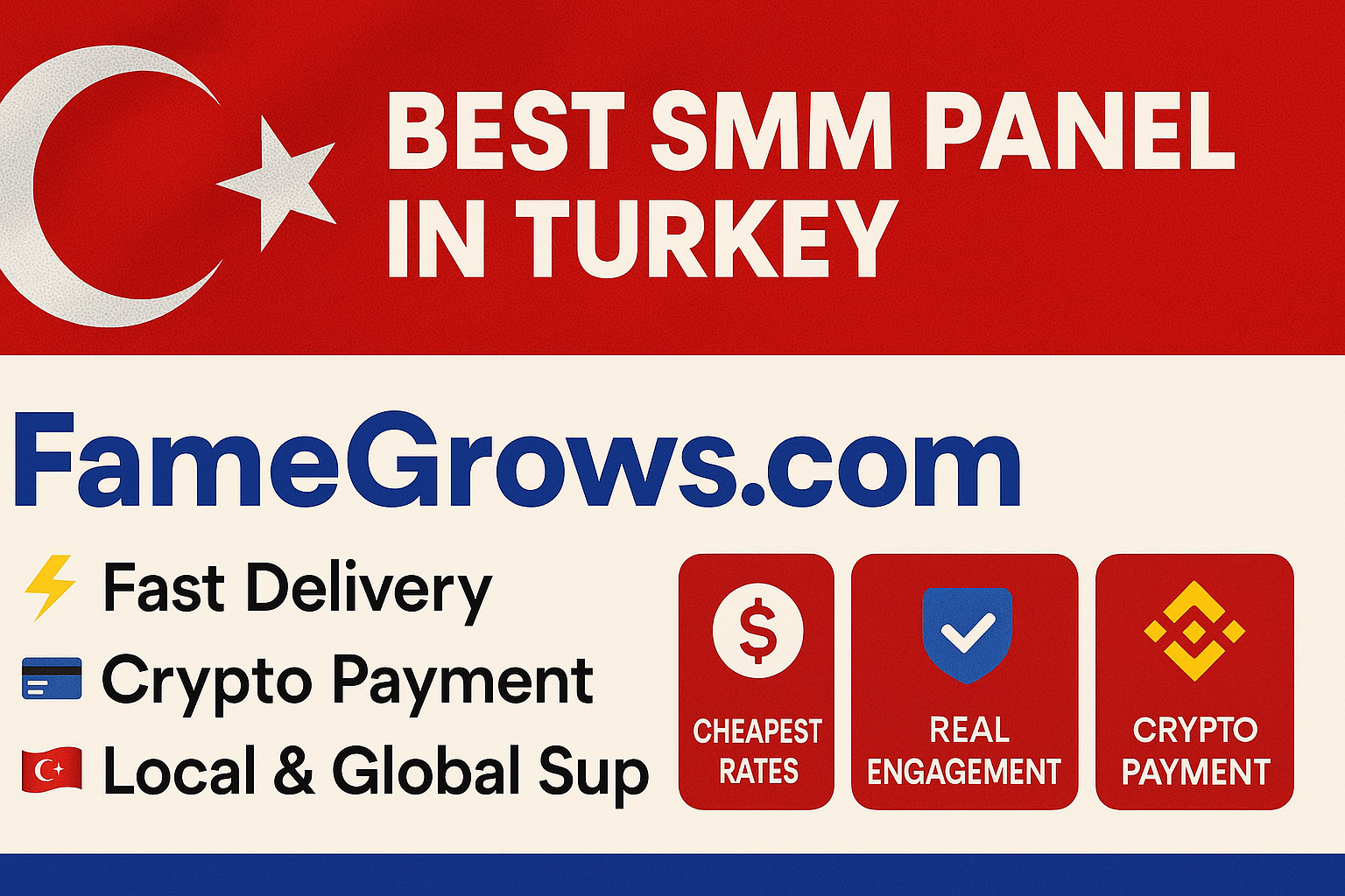 Best SMM Panel in Turkey β FameGrows.com | Fast Delivery, Crypto Payment, Local & Global Support