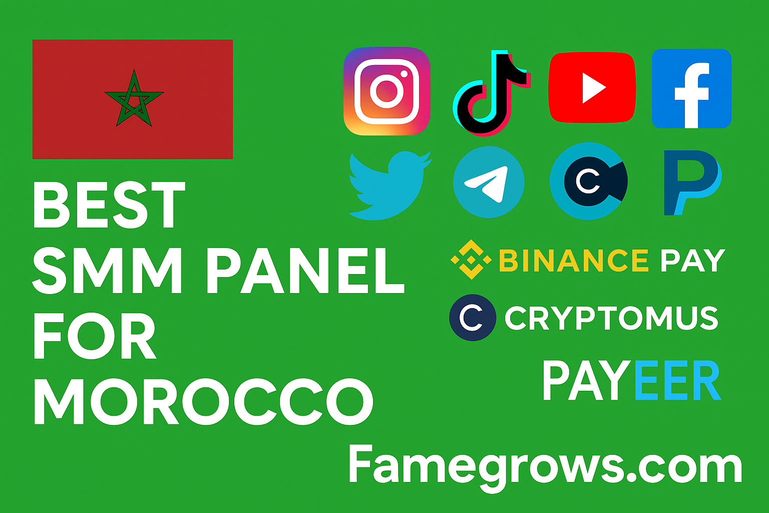 Best SMM Panel for Morocco — Grow on Social Media Fast with FameGrows.com