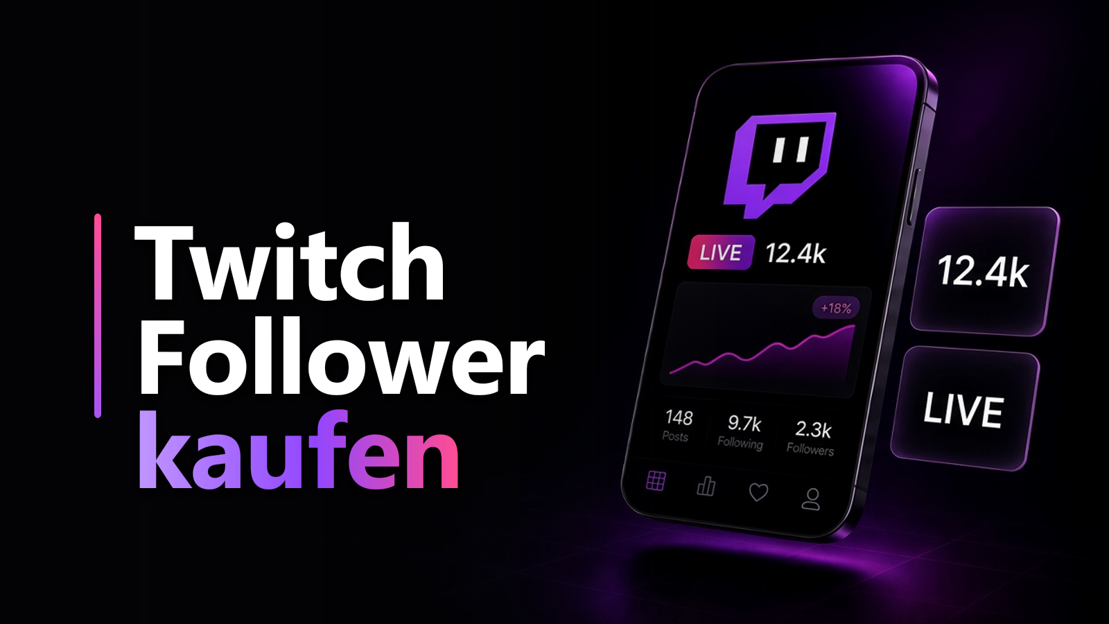 Twitch Follower & Live-Zuschauer – Streamer-Guide