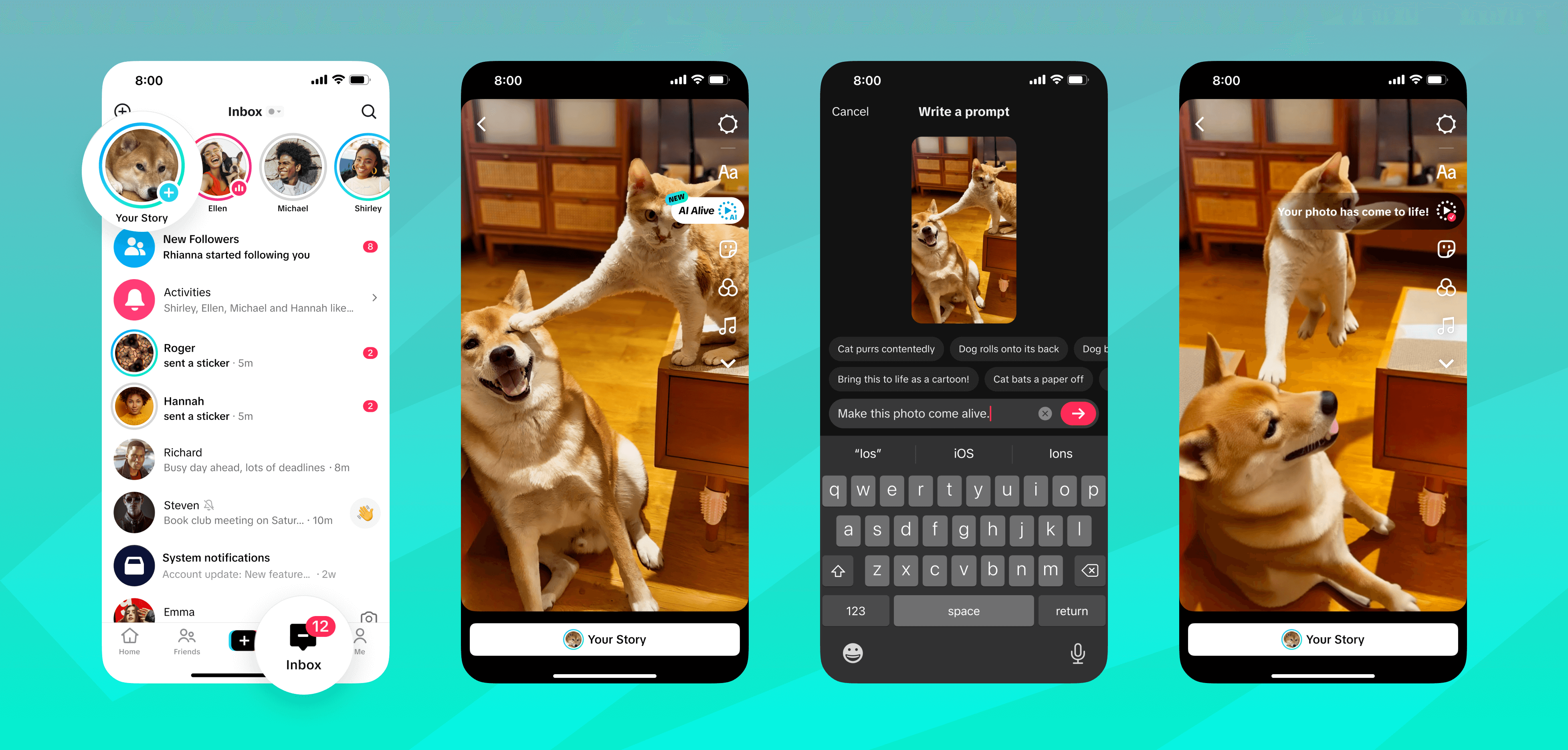 TikTok เปิดตัว AI Alive เปลี่ยนภาพนิ่งเป็นวิดีโอสุดครีเอทีฟใน Stories