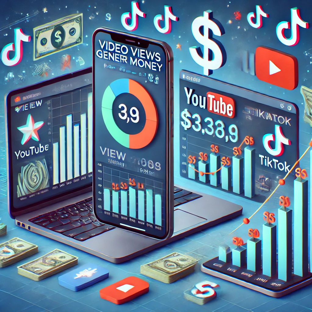 ยอดวิวได้เงินยังไง?  วิธีสร้างรายได้จากยอดวิวบน YouTube, TikTok และ Facebook