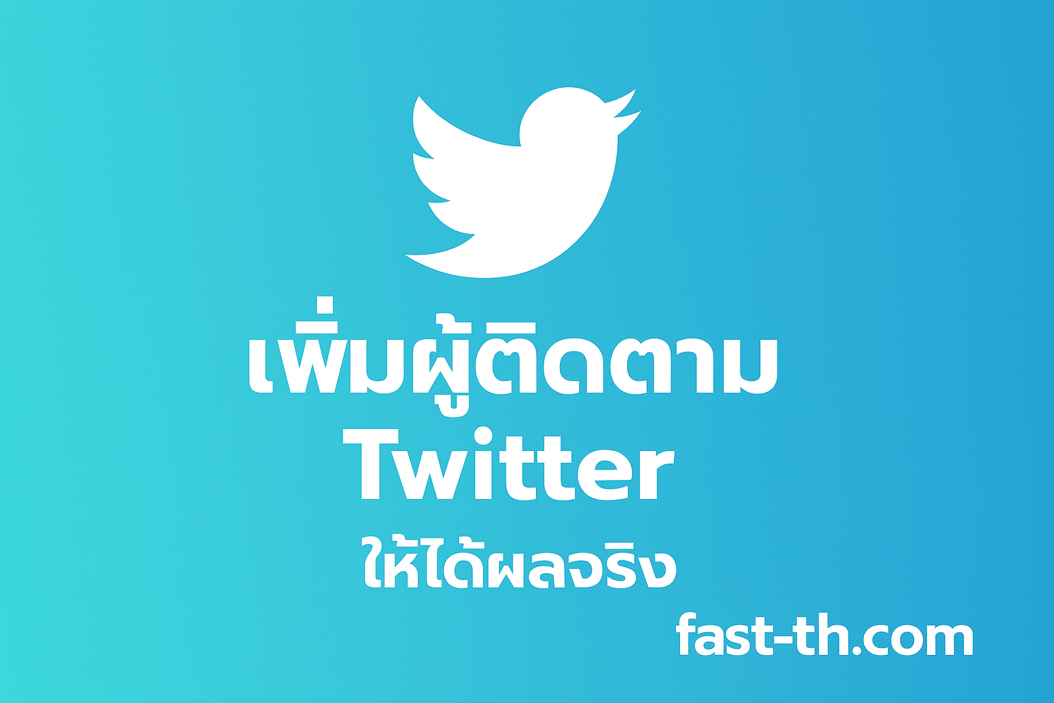 ปั้มติดตาม Twitter 