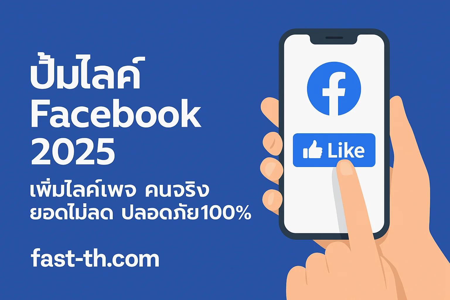 ปั้มไลค์ Facebook เพิ่มไลค์เพจ คนจริง ยอดไม่ลด ปลอดภัย100% | fast-th.com ปั้มไลค์ Facebook